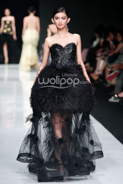 Jakarta, Indonesia - 21 Oktober. Shella Tanzillia Odette. My Project Runway. Jakarta Fashion Week 2014 at Senayan City. 21 Oktober 2013. Jakarta. [Foto: Mohammad Abduh/Wolipop]