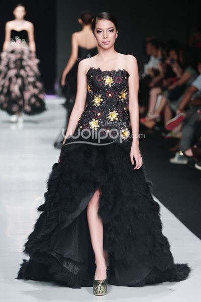 Jakarta, Indonesia - 21 Oktober. Shella Tanzillia Odette. My Project Runway. Jakarta Fashion Week 2014 at Senayan City. 21 Oktober 2013. Jakarta. [Foto: Mohammad Abduh/Wolipop]