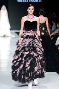 Jakarta, Indonesia - 21 Oktober. Shella Tanzillia Odette. My Project Runway. Jakarta Fashion Week 2014 at Senayan City. 21 Oktober 2013. Jakarta. [Foto: Mohammad Abduh/Wolipop]