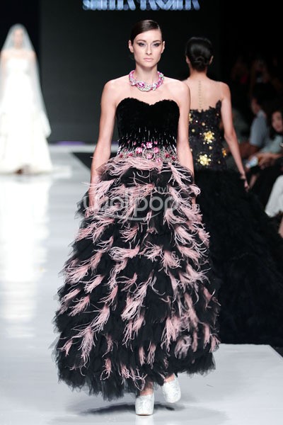 Jakarta, Indonesia - 21 Oktober. Shella Tanzillia Odette. My Project Runway. Jakarta Fashion Week 2014 at Senayan City. 21 Oktober 2013. Jakarta. [Foto: Mohammad Abduh/Wolipop]