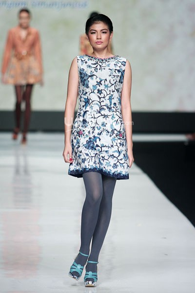 Jakarta, Indonesia - 21 Oktober. Tongam Simanjuntak ABIT Couture. My Project Runway. Jakarta Fashion Week 2014 at Senayan City. 21 Oktober 2013. Jakarta. [Foto: Mohammad Abduh/Wolipop]