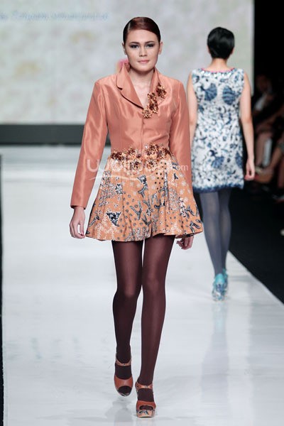 Jakarta, Indonesia - 21 Oktober. Tongam Simanjuntak ABIT Couture. My Project Runway. Jakarta Fashion Week 2014 at Senayan City. 21 Oktober 2013. Jakarta. [Foto: Mohammad Abduh/Wolipop]