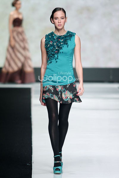 Jakarta, Indonesia - 21 Oktober. Tongam Simanjuntak ABIT Couture. My Project Runway. Jakarta Fashion Week 2014 at Senayan City. 21 Oktober 2013. Jakarta. [Foto: Mohammad Abduh/Wolipop]