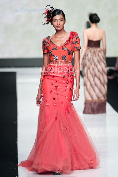 Jakarta, Indonesia - 21 Oktober. Tongam Simanjuntak ABIT Couture. My Project Runway. Jakarta Fashion Week 2014 at Senayan City. 21 Oktober 2013. Jakarta. [Foto: Mohammad Abduh/Wolipop]