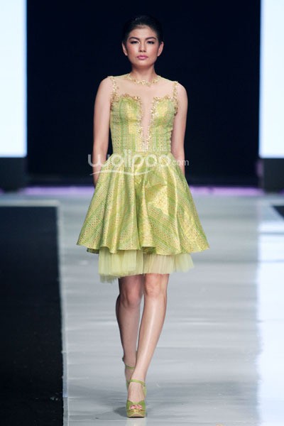 Jakarta, Indonesia - 21 Oktober. Vera Tjan Summer Grace. My Project Runway. Jakarta Fashion Week 2014 at Senayan City. 21 Oktober 2013. Jakarta. [Foto: Mohammad Abduh/Wolipop]