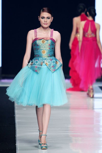 Jakarta, Indonesia - 21 Oktober. Vera Tjan Summer Grace. My Project Runway. Jakarta Fashion Week 2014 at Senayan City. 21 Oktober 2013. Jakarta. [Foto: Mohammad Abduh/Wolipop]