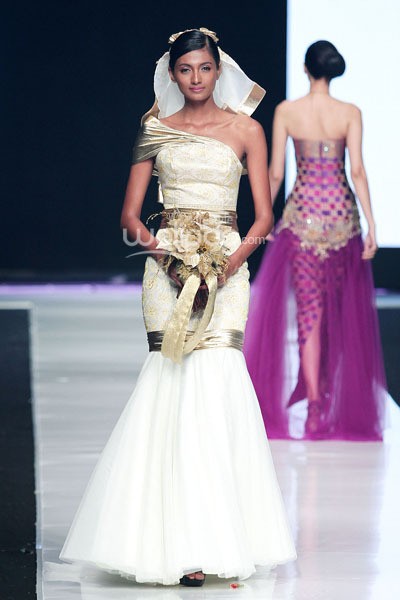 Jakarta, Indonesia - 21 Oktober. Vera Tjan Summer Grace. My Project Runway. Jakarta Fashion Week 2014 at Senayan City. 21 Oktober 2013. Jakarta. [Foto: Mohammad Abduh/Wolipop]