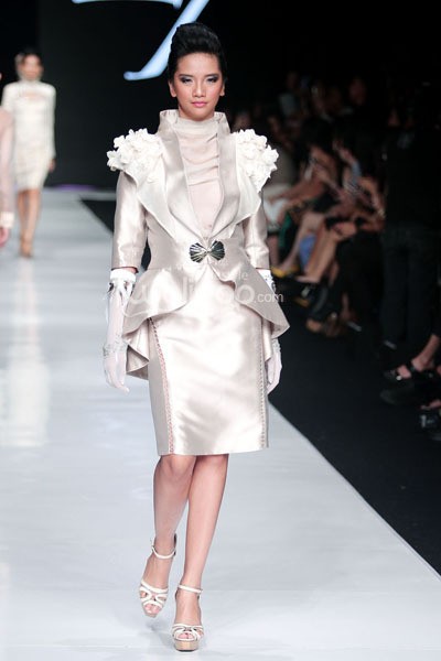 Jakarta, Indonesia - 21 Oktober. Lusiana Liauw L7. Jakarta Fashion Week 2014 at Senayan City. 21 Oktober 2013. Jakarta. [Foto: Mohammad Abduh/Wolipop]