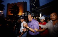 Anak buah Daud Sangadji dibawa ke Polres Jakarta Pusat.