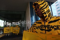 Mereka menuntut Wilmar berhenti mencuci minyak sawit kotor ke pasar global. Mereka juga menilai Wilmar melakukan pengrusakan habitat harimau dan melakukan praktek ilegal dalam operasionalnya.