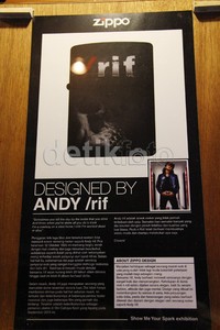 Desain Zippo dari Andy '/rif'. Asep/detikHOT.