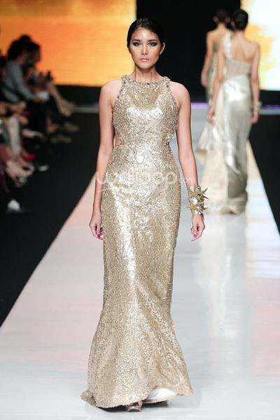 Liliana Lim. Jakarta Fashion Week 2014 at Senayan City. 21 Oktober 2013. Jakarta. [Foto: Mohammad Abduh/Wolipop]