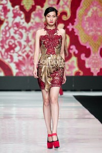 Jakarta, Indonesia - 21 Oktober. Imelda Kartini Concettismo. ESMOD Jakarta. Jakarta Fashion Week 2014 at Senayan City. 21 Oktober 2013. Jakarta. [Foto: Mohammad Abduh/Wolipop]