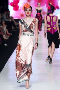 Jakarta, Indonesia - 21 Oktober. Kanaya Tabitha Globalination. Jakarta Fashion Week 2014 at Senayan City. 21 Oktober 2013. Jakarta. [Foto: Mohammad Abduh/Wolipop]