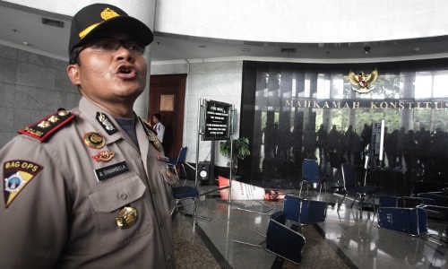 2 Orang Jadi Tersangka kasus Ricuh Sidang MK, Daud Sangadji Saksi