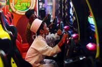 Ratusan anak yatim hadir dalam acara ini.