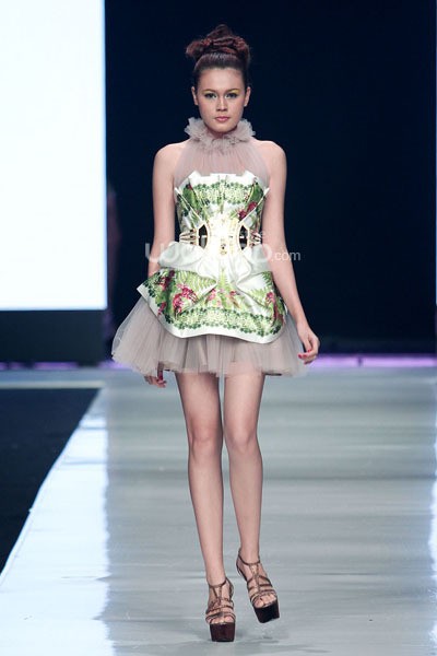 Jakarta, Indonesia - 21 Oktober. Danny Satriadi Artistry. Jakarta Fashion Week 2014 at Senayan City. 21 Oktober 2013. Jakarta. [Foto: Mohammad Abduh/Wolipop]