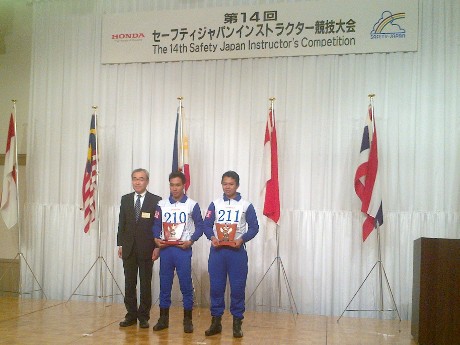 Instruktur Indonesia Juara Kompetisi Safety Riding di Jepang