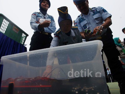 Barang Elektronik Milik Napi Dimusnahkan