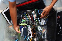 Barang-barang tersebut dimusnahkan dengan cara direndam di dalam air.