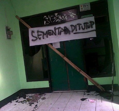 Sekretariat HMI Kabupaten Bandung Dirusak