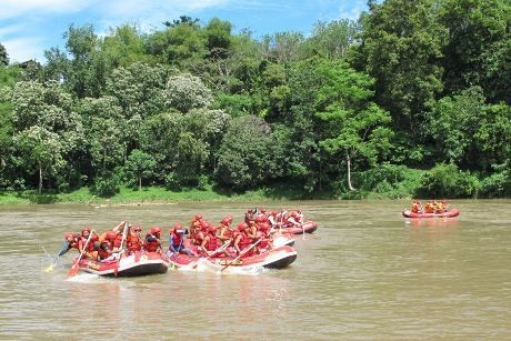 Sumatera Selatan Rajai Etape 1 Musi Triboatton 2013