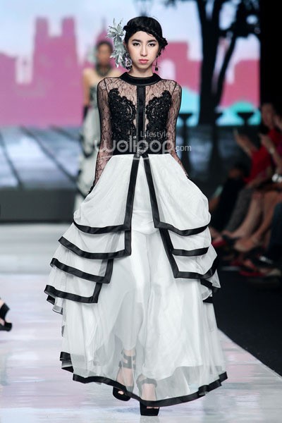 Jakarta, Indonesia - 22 Oktober. Gregorius Vici Spirit of Springs. Jakarta Fashion Week 2014 at Senayan City. 22 Oktober 2013. Jakarta. [Foto: Mohammad Abduh/Wolipop]