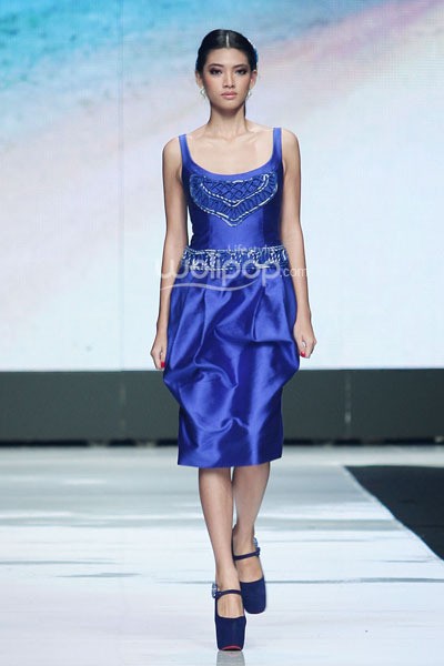 Jakarta, Indonesia - 22 Oktober. Ian Adrian Butonesia. Jakarta Fashion Week 2014 at Senayan City. 22 Oktober 2013. Jakarta. [Foto: Mohammad Abduh/Wolipop]