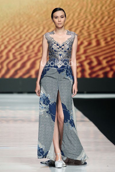 Jakarta, Indonesia - 22 Oktober. Misan Kopaka Ethnic Luxury. Jakarta Fashion Week 2014 at Senayan City. 22 Oktober 2013. Jakarta. [Foto: Mohammad Abduh/Wolipop]