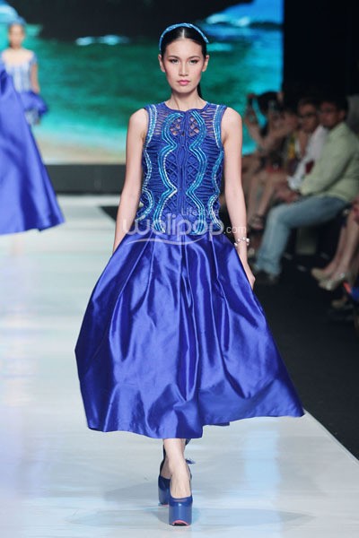 Jakarta, Indonesia - 22 Oktober. Ian Adrian Butonesia. Jakarta Fashion Week 2014 at Senayan City. 22 Oktober 2013. Jakarta. [Foto: Mohammad Abduh/Wolipop]