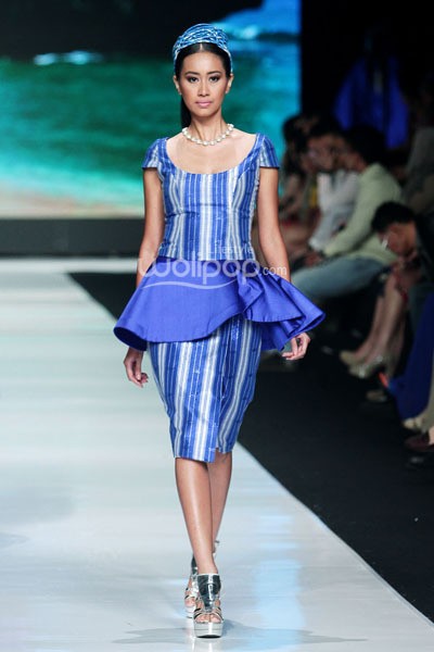 Jakarta, Indonesia - 22 Oktober. Ian Adrian Butonesia. Jakarta Fashion Week 2014 at Senayan City. 22 Oktober 2013. Jakarta. [Foto: Mohammad Abduh/Wolipop]