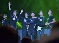 Nidji merupakan band pertama dari Indonesia yang tampil di acara Sundown Festival 2013. (dok. Musica)