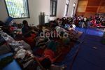 Korban Kebakaran Mengungsi di Museum