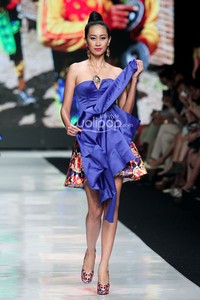 Jakarta, Indonesia - 22 Oktober. Angie Blaire Fearless. Jakarta Fashion Week 2014, at Senayan City. 22 Oktober 2013. Jakarta. [Foto: Mohammad Abduh/Wolipop]