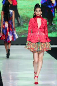 Jakarta, Indonesia - 22 Oktober. Angie Blaire Fearless. Jakarta Fashion Week 2014, at Senayan City. 22 Oktober 2013. Jakarta. [Foto: Mohammad Abduh/Wolipop]