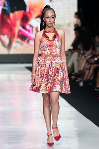 Jakarta, Indonesia - 22 Oktober. Angie Blaire Fearless. Jakarta Fashion Week 2014, at Senayan City. 22 Oktober 2013. Jakarta. [Foto: Mohammad Abduh/Wolipop]