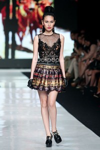 Jakarta, Indonesia - 22 Oktober. Angie Blaire Fearless. Jakarta Fashion Week 2014, at Senayan City. 22 Oktober 2013. Jakarta. [Foto: Mohammad Abduh/Wolipop]