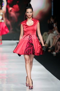 Jakarta, Indonesia - 22 Oktober. Angie Blaire Fearless. Jakarta Fashion Week 2014, at Senayan City. 22 Oktober 2013. Jakarta. [Foto: Mohammad Abduh/Wolipop]