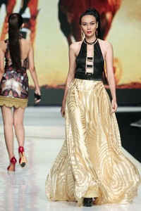 Jakarta, Indonesia - 22 Oktober. Angie Blaire Fearless. Jakarta Fashion Week 2014, at Senayan City. 22 Oktober 2013. Jakarta. [Foto: Mohammad Abduh/Wolipop]