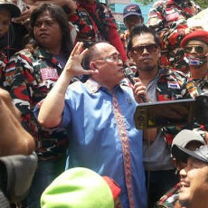 Ikut Demo di Depan Kedubes Australia, Ruhut: Go to Hell!