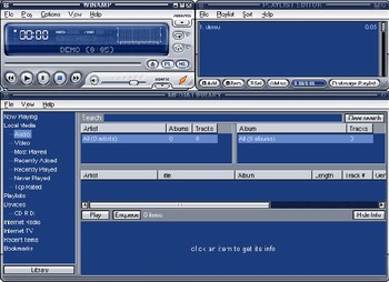 Setelah Winamp 3, aplikasi tersebut langsung lompat ke versi 5. Bisa dibilang ini adalah penggabungan fitur Winamp 3 tapi dibuat dari baris kode Winamp 2. Jadi inilah versi paling canggih Winamp.