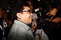 Mantan Kepala Badan Pertanahan Nasional (BPN) itu diperiksa untuk tersangka Anas Urbaningrum. Lamhot Aritonang/detikFoto.
