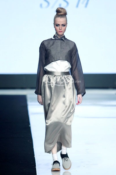 Jakarta, Indonesia - 22 Oktober. Kle by Kleting Insurgency. Jakarta Fashion Week 2014 at Senayan City. 22 Oktober 2013. Jakarta. [Foto: Mohammad Abduh/Wolipop]