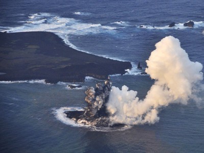 Pulau Baru Muncul di Jepang