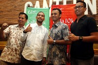Panitia menggelar konferensi pers terkait perlombaan di Jakarta, Jumat (22/11/2013).