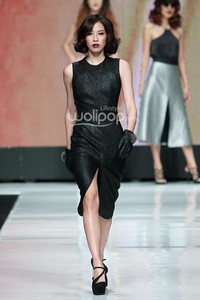 Jakarta, Indonesia - 23 Oktober 2013. Stella Rissa, Hair Do by Andy Lie It Girl of Fashion Loreal. Jakarta Fashion Week 2014 at Senayan City. Jakarta. [Foto: Mohammad Abduh/Wolipop]