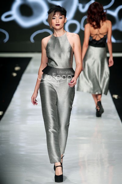 Jakarta, Indonesia - 23 Oktober 2013. Stella Rissa, Hair Do by Andy Lie It Girl of Fashion Loreal. Jakarta Fashion Week 2014 at Senayan City. Jakarta. [Foto: Mohammad Abduh/Wolipop]