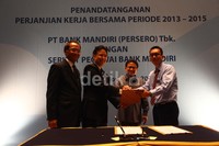Perjanjian kerja bersama itu diyakini dapat membangun hubungan kerja harmonis guna mendukung kinerja perseroan.