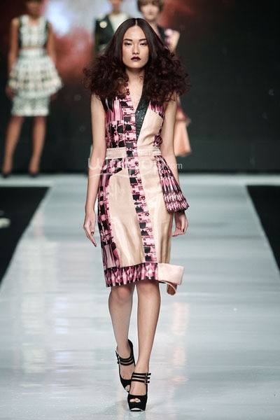 Jakarta, Indonesia - 23 Oktober 2013. Rinda Salmun It Girl of Fashion. Jakarta Fashion Week 2014 at Senayan City. Jakarta. [Foto: Mohammad Abduh/Wolipop]