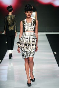 Jakarta, Indonesia - 23 Oktober 2013. Rinda Salmun It Girl of Fashion. Jakarta Fashion Week 2014 at Senayan City. Jakarta. [Foto: Mohammad Abduh/Wolipop]